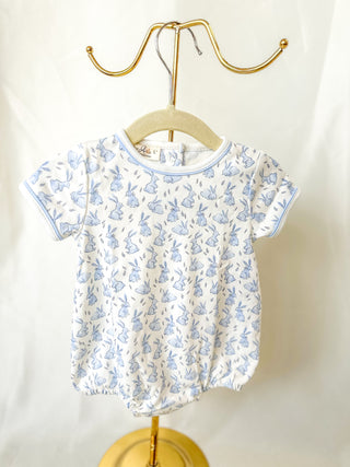 Light Blue Bunny Patch Bubble