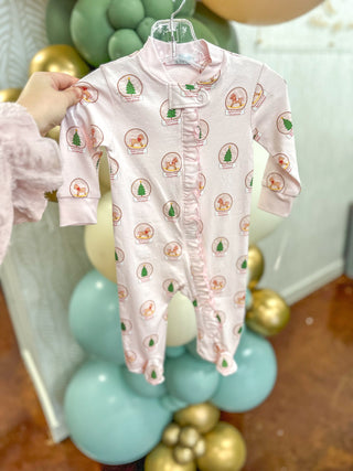 Baby Loren Christmas Footies