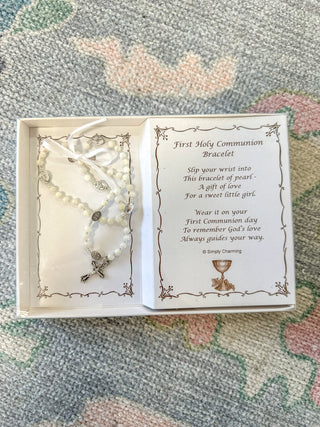 Pearl First Communion Bracelet