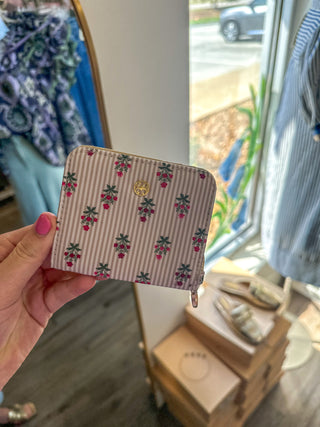 Cottage Stripes ID Wallet Holder
