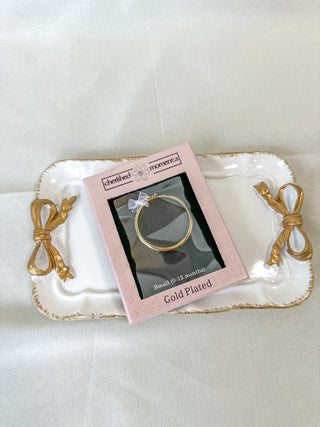 0/12M Baby 14K Gold-Plated Etched Baby Bangle