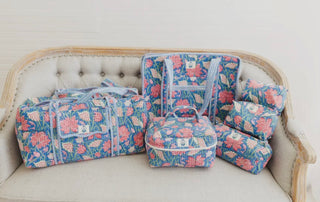 Seascape Large Quilted Duffle Bag