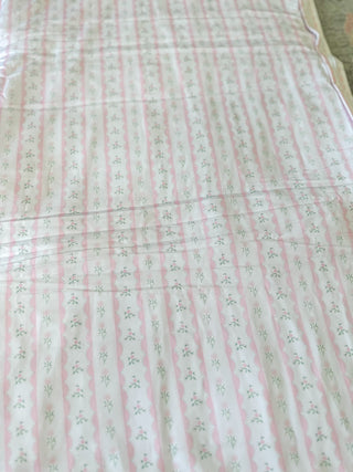 TRVL Pink Ribbon Floral Nap Mat