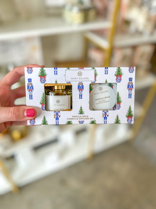 Vanilla Spice Reed Diffuser & Candle Set