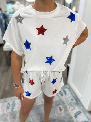 Sparkly Patriotic Star Set