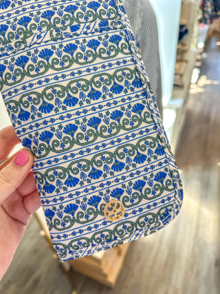 Navy Floral Foulard Hot Tools Cover