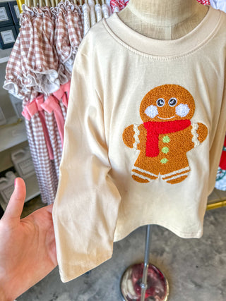 Beige French Gingerbread Man Shirt