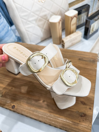 Ivory Caption 03 Double Strap Heel