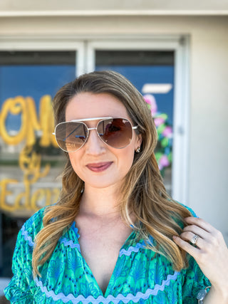 Gold Metal Bali Katie Loxton Sunglasses
