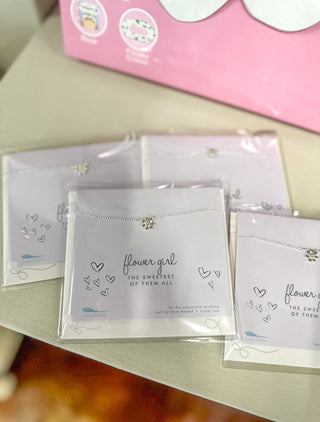 Flower Girl Best Day Ever Necklace