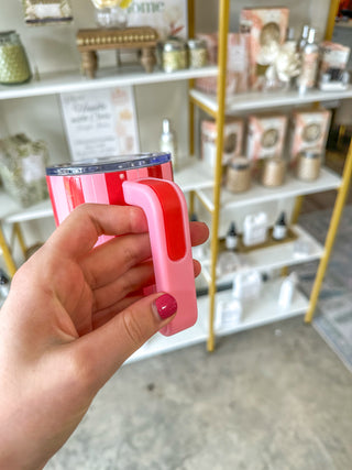 Peppermint Stripes 14oz Insulated Mug