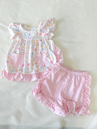 Petal Perfect Girls Short Set