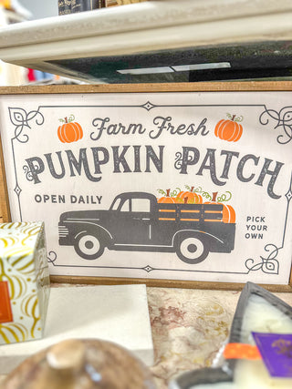 12x18" Farm Fresh Pumpkin Patch Sign
