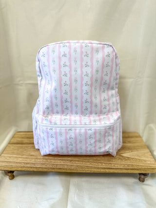 TRVL Ribbon Floral Pink Backpack