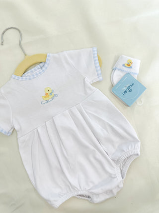 Light Blue Darling Ducklings Socks