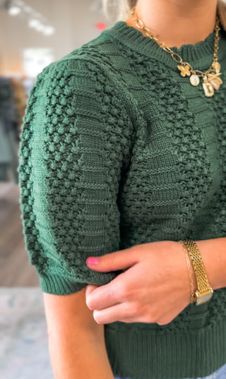 Pine Cozy Core Sweater Top