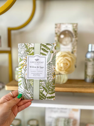 Willow & Sage Sachet - Greenleaf