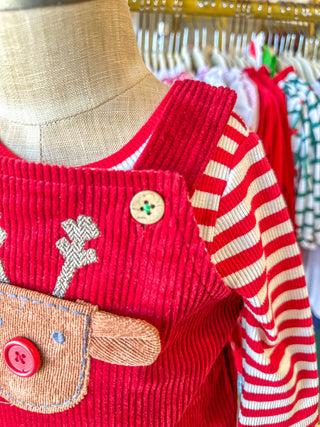 Reindeer Corduroy Bubble Set