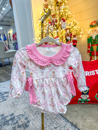 Baby Pink Christmas Bow Bubble