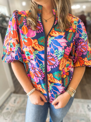 Tropical Escape Floral Top