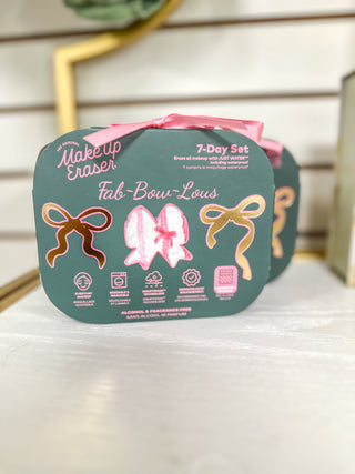 Fab-Bow-lous Makeup Eraser 7-Day Set
