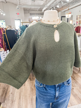 The Olive Rowan Ribbed Sweater