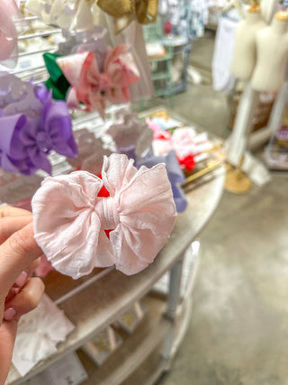 Perfect Pink Frilly Frou Clip - Set