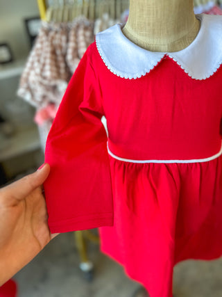 Claire Dress- Red
