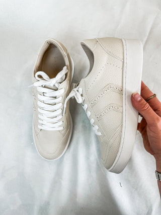 Cream Ready To Go Sneakers