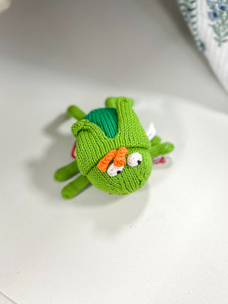 Grasshopper Hand Crochet Rattle