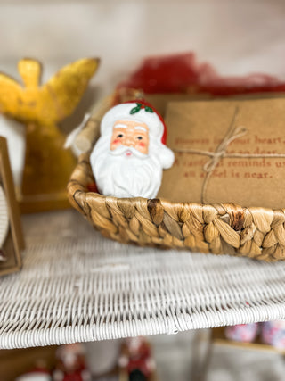 Jolly Santa Ornament
