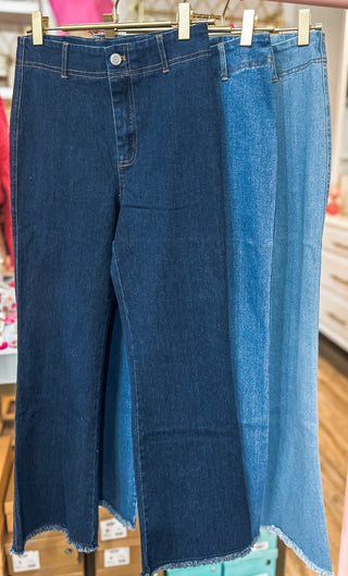 Medium Denim Adaptable Fabric Pants