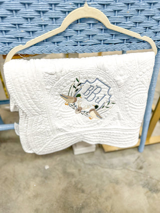 White Baby Quilt