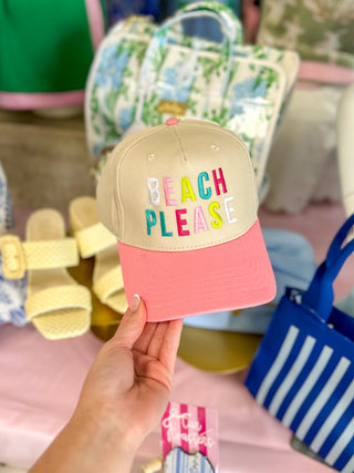 Beach Please Two-Toned Trucker Hat