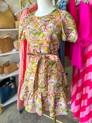 Wildflower Wishes Jacquard Mini Dress