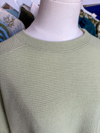 Desert Sage Cloudy Knit 3/4 Sleeve Top