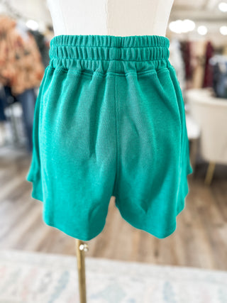 Green Holiday Pearl Charm SKORT