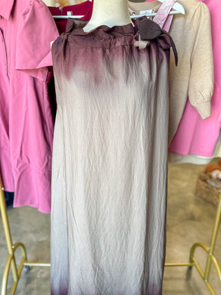 All Tied Up Ombre Maxi Dress