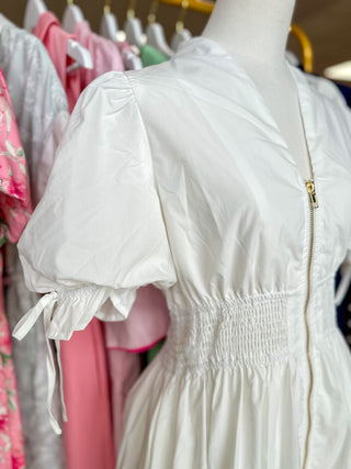 Off White Simply Southern Eyelet Detail Mini Dress