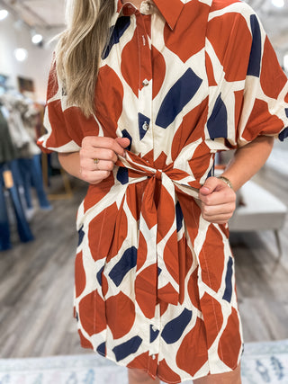 The Bold Moves Mini Dress
