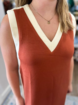 Clay City Sleek Mini Dress