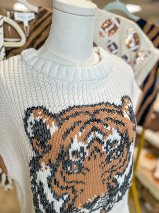 The Tiger Club Sleeveless Sweater