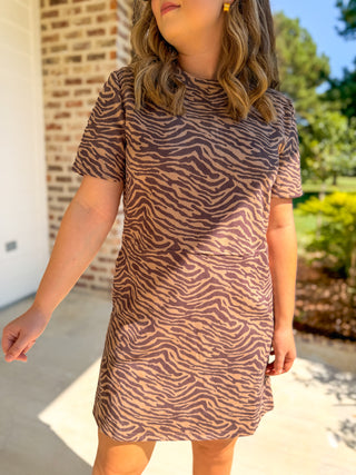 Wild About You Suede Mini Dress