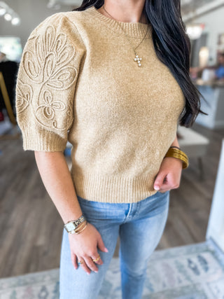 Butter Textured Threads Sweater Top