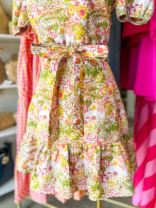 Wildflower Wishes Jacquard Mini Dress