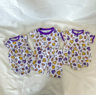 Purple & Gold Future Draft Picks Flutter Bubble