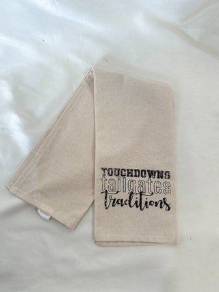 Touchdowns, Tailgates & Traditions Hand Towel