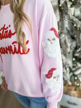 ADULT- Sarah Santa's Favorite Sweatshirt