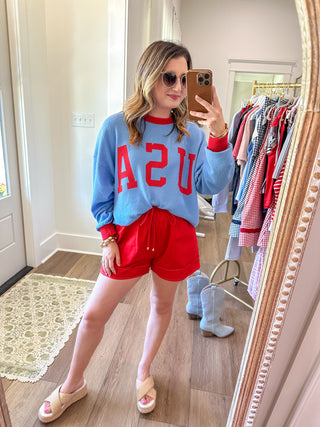The Darling USA Knit Long Sleeve Top