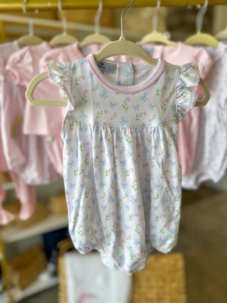 Sky Blue Evelyn's Classic Print Bubble